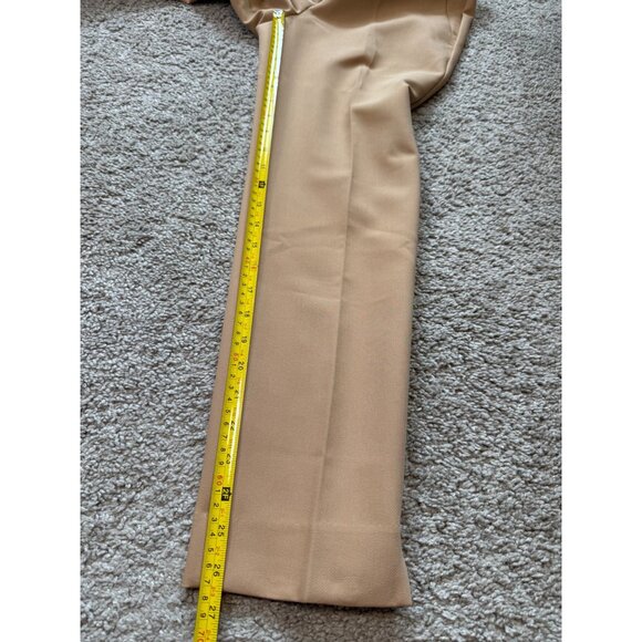 Talbots Hampshire Ankle Pant 2P Womens Straight Leg Khaki Trousers Office New - Picture 5 of 11
